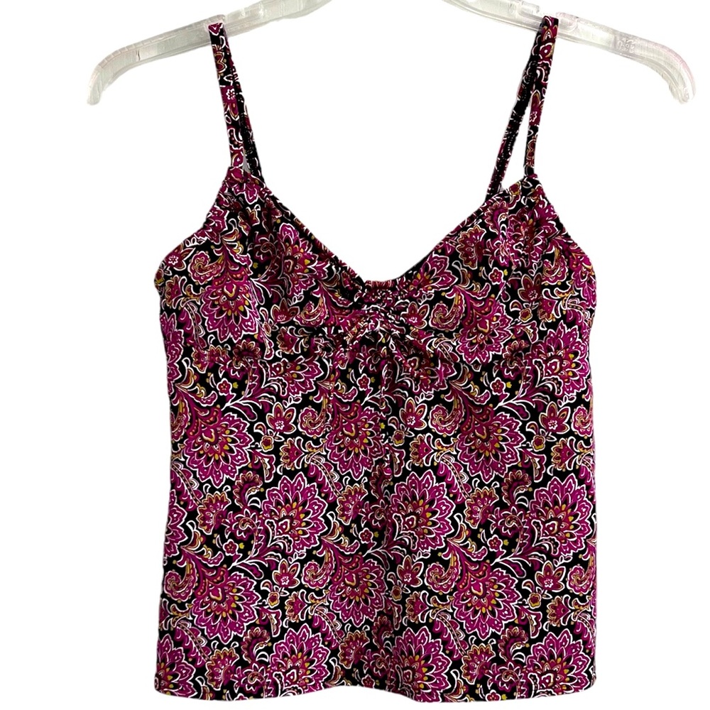 Lands' End Tankini Swimsuit Top Size 10